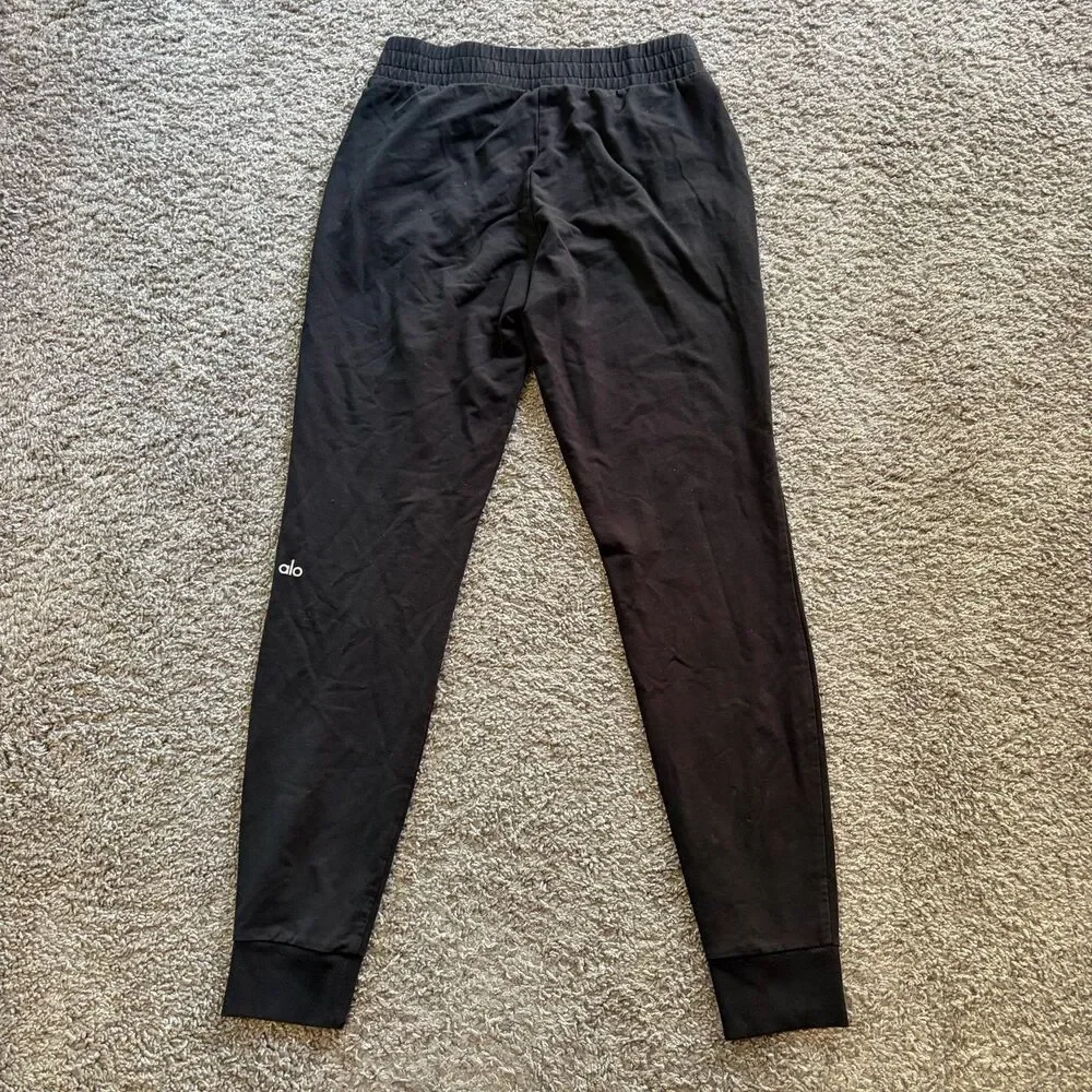 Alo Yoga Joggers Sweatpants Black Stretch Womens Size XS